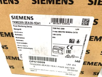 USED SIEMENS SENTRON POWER MONITORING DEVICE 7KM PAC2200