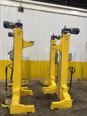 80,000 LBS WHITING MODEL #SCM-100F.4 PORTABLE RAIL ROAD LIFT JACKS, 2015: STOCK #23685