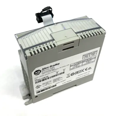 USED ALLEN-BRADLEY SER. A MICROLOGIX 16-POINT D/O SOURCE OUTPUT MODULE