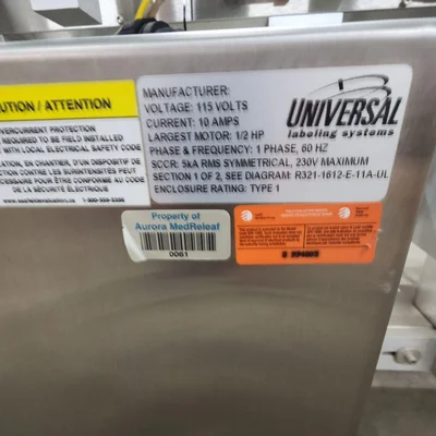Labeling System UNIVERSAL Print and Play  115 volts # 2548
