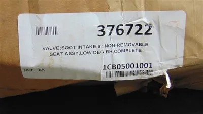 United Conveyor Corporation 1802-25 6" Soot Intake Valve New NIB