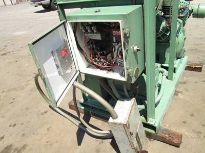 Ingersoll-Rand, industrial reciprocating air compressor with aftercooler, 20 HP