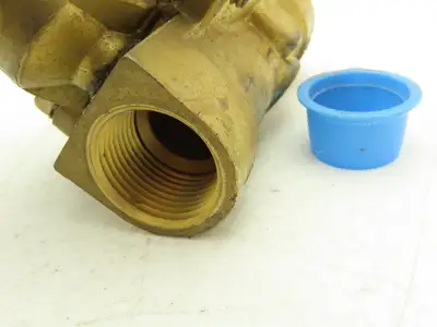 Asco JKF8210G3 Brass Solenoid Valve  3/4" N/C 5-250 AIR 5-150 w Jun Box