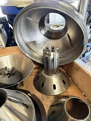 Westfalia OSM 8004 solid bowl separator, 316SS.