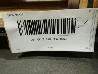 Used FAG SL181892-E-N1 Bearings Ohio US | Aucto #1306617