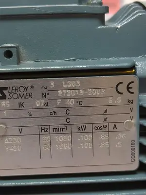 USED LEROY SOMER 3LS63-3R9153