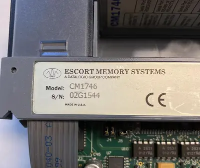 Used ESCORT MEMORY SYSTEM CM1746 Misc Electrical & Power Parts Ohio US | Surplus Asset Holdings #1234154