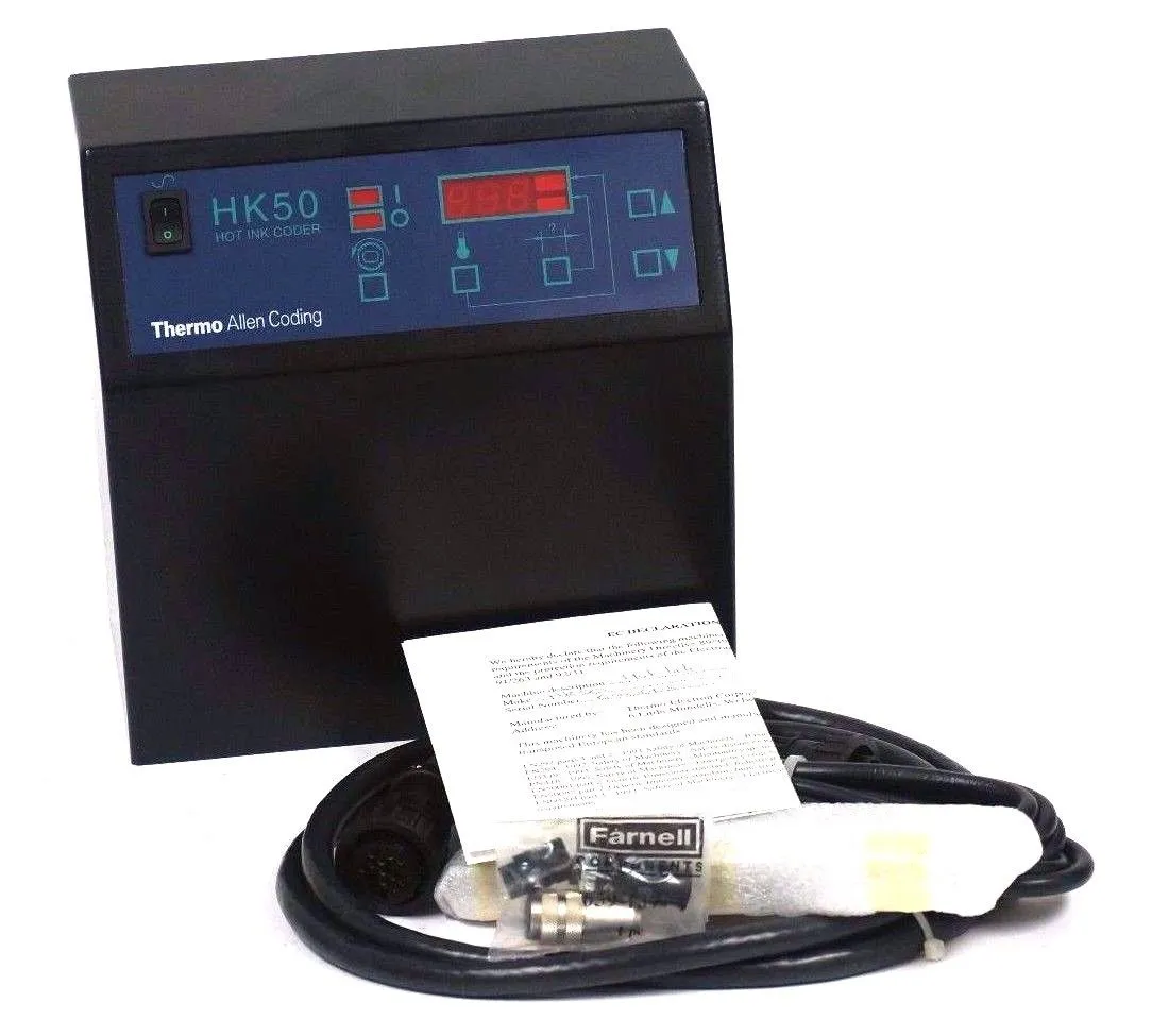 NEW THERMO ALLEN CODING HK50 HOT INK CODER MODEL: H0505, 110V