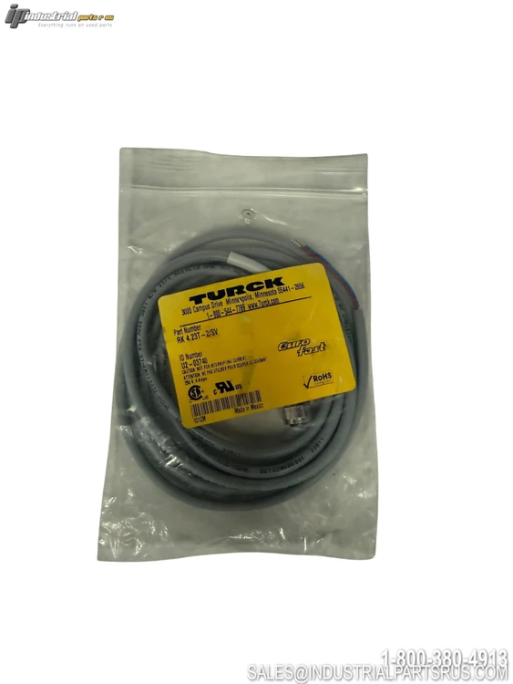 New | in-Stock TURCK RK 4 23T-2/SV Cable & Wire Kentucky US | Industrial Parts R Us Inc. #775244