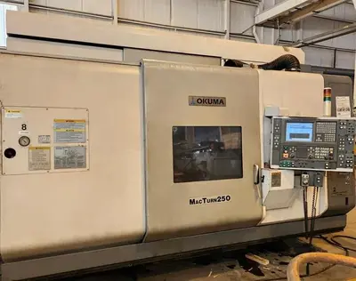Used 2005 OKUMA MACTURN 250BB-2S/1000 CNC Lathes Kentucky US | Aucto #686510