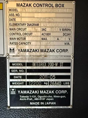 Used 2011 MAZAK INTEGREX 200-IV ST CNC Lathes California US | MachineStation #1307538