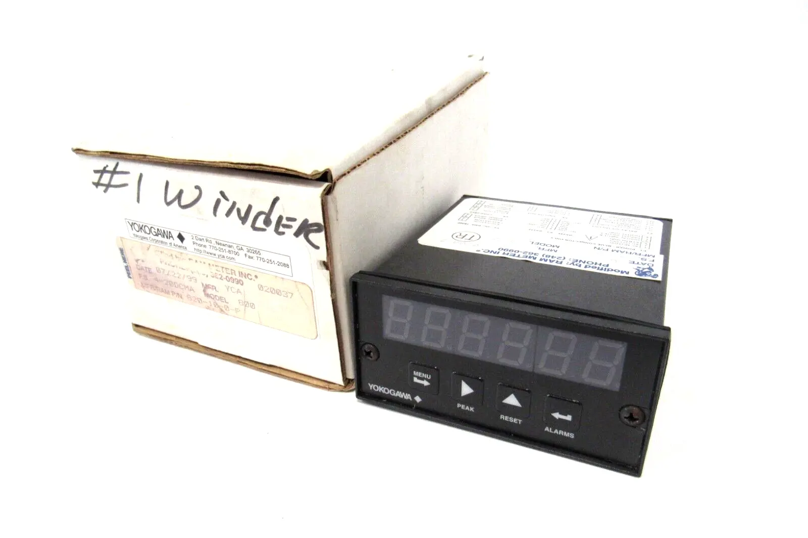 NEW YOKOGAWA 820-10-0-P PANEL METER MODEL 800 820100P