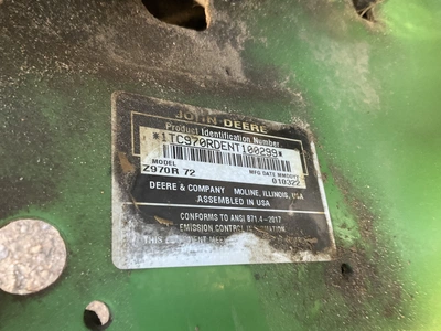 USED 2022 JOHN DEERE Z970 R