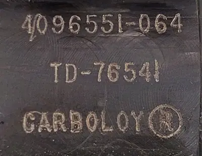 Used CARBOLOY 4096551-064 - TD-76541 Misc Industrial Equipment Kentucky US | Aucto #688135