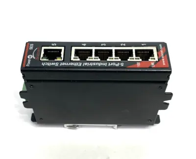 USED HMS NETWORKS SIXNET ® UNMANAGED 5-PORT INDUSTRIAL ETHERNET SWITCH