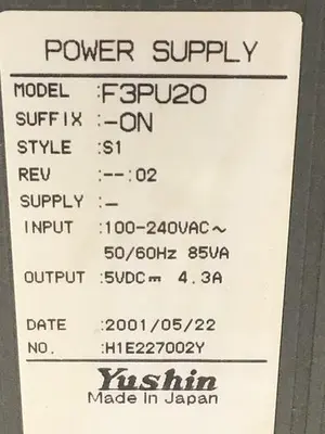 USED YOKOGAWA F3PU20-0N