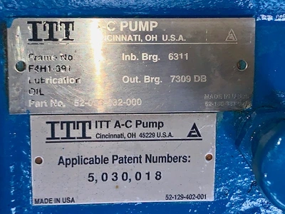 Used ALLIS CHALMERS 731 PLUS Centrifugal Pumps MX | MAQUINARIA PECUSA #1014575