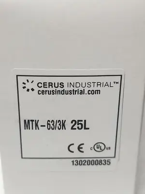 New | in-Stock CERUS MTK-63/3K 25L Miscellaneous Equipment (Electrical & Power) Ohio US | Surplus Asset Holdings #1238877