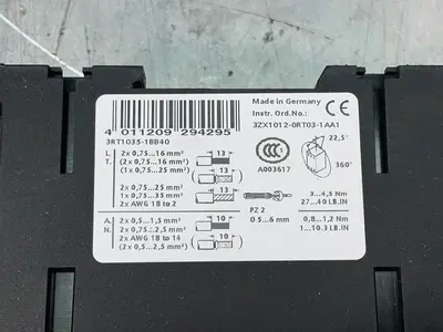 New | in-Stock SIEMENS 3RT10351BB40 PLC Contactors Ohio US | HGR 24 #1312246