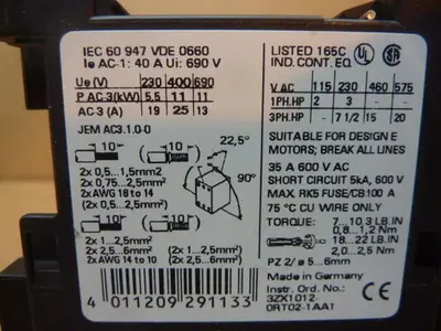 USED SIEMENS 3RA1326-8XB30-1BB4