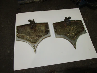 Bronze End Guides for a 12" diameter Three Roll Mill.