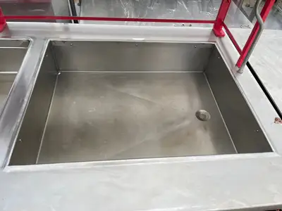 Used ColorPoint Used ColorPoint 74" Commercial Buffet 4 Open Well Steam Table Heated 220V Steam Tables (Food) Illinois US | Falcon Restaurant Supply #1376356