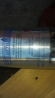 USED OPTIMUM FILTERS CAN-1IN-3-7-45TC-V-EF