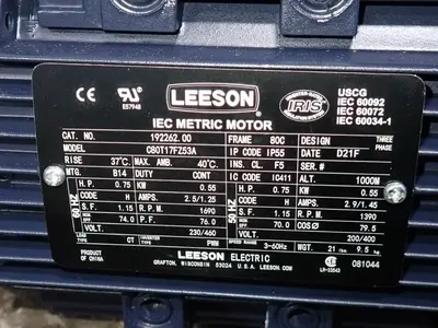 USED LEESON C80T17FZ53A