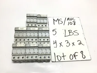 ITC VLC10 Modular Fuse Holder 3P 30A 600VAC (Lot of 8)