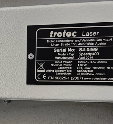 2014 Trotec Speedy 400 LASER ENGRAVER | Machinery Network (3)
