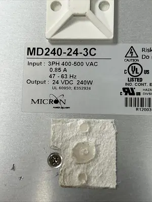 Used MICRON MD240-24-3C Miscellaneous Equipment (Electrical & Power) Ohio US | Surplus Asset Holdings #1507137