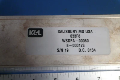 USED K & L 033FD
