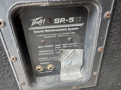 Used PEAVEY SOUND SYSTEM Commercial Audio/Visual Equipment Michigan US | Miedema Asset Management Group #1341876