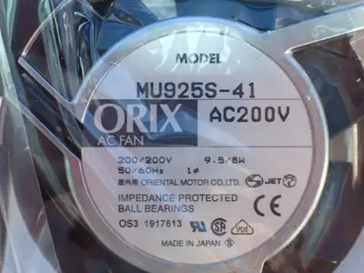 New | in-Stock ORIENTAL MOTOR MU925S41 Electronic Component Fans Ohio US | HGR 24 #1134672