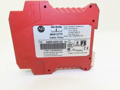 Allen Bradley 440R-N23132 MSR127TP Guardmaster Safety Relay 24V  Lot of 2