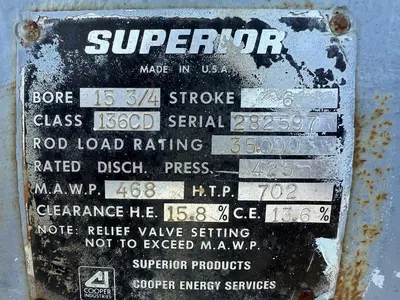 USED WHITE SUPERIOR MW-64