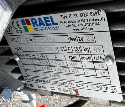 Comteifa RT-40 ATEX perforate basket centrifuge, 316L SS.