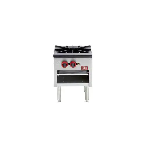 Iron Range IRSP-1B Stock Pot Range, Natural Gas, (1) Three-Ring Cast Iron Burner, (2) Control Valve