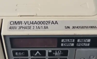 Yaskawa CIMR-VU4A0002FAA Vector Motor Drive V1000 Rev. C (BIN412)