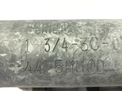 USED MORRIS COUPLING PIPE COMPRESSION COUPLING