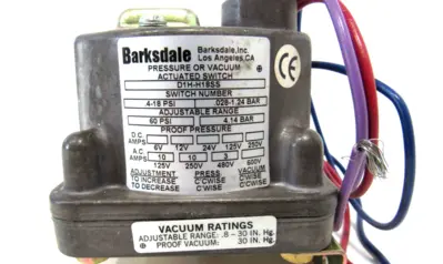 NEW BARKSDALE D1H-H18SS PRESSURE SWITCH D1HH18SS