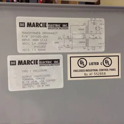 USED MARCIE ELECTRIC DD1000-500