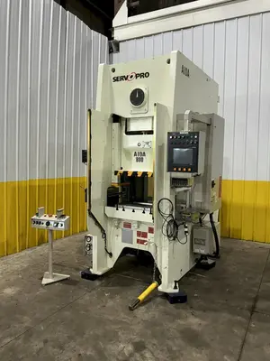 88 TON AIDA MODEL #DSF-N1-800 GAP FRAME SERVEPRO SERVO PRESS 6.3” STROKE 2015 : YOBRO #25100