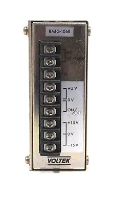 USED VOLTEK RM1G-106B POWER SUPPLY RM1G106B