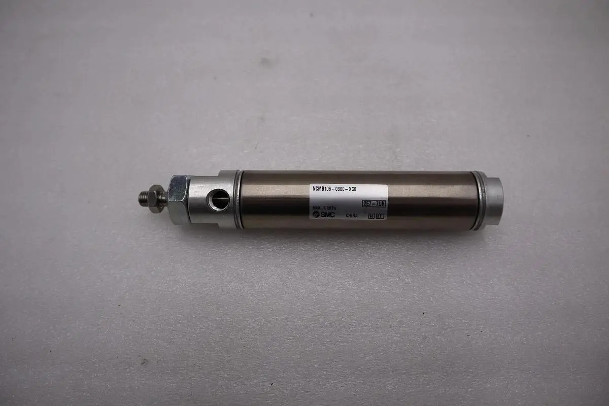 NEW SMC NCMB106-0300-XC6 AIR CYLINDER SERIES NCM STANDARD DOUBLE ACTING #H1466
