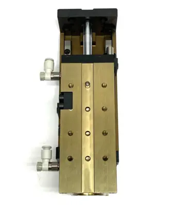 USED SCHUNK COMPACT LINEAR SLIDE PISTON ROD CYLINDER BACKLASH-FREE
