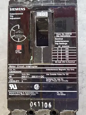 NEW SIEMENS CED63A040