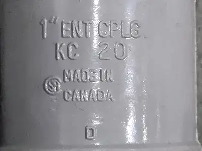 1" ENT Non-Metallic Conduit Coupling KC20 (Bag of 8)