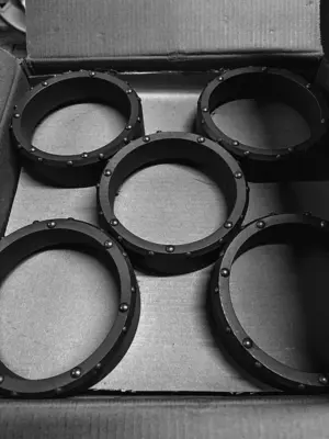 New | in-Stock AFTERMARKET 5" DUAL ROTARY SHOE - 7 DOMED BUTTONS ON FACE, 21 BUTTONS ON SHOULDER -THIN WALL Drilling Attachments Pennsylvania US | East West Machinery & Drilling #1418133