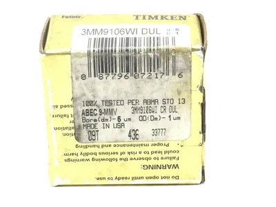 NEW TIMKEN FAFNIR 3MM9106WI DUL SUPER PRECISION BEARING SET 3MM9106WIDUL